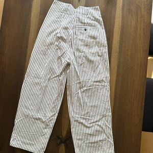 Urban Outfitters Striped Corduroy Pleated High Rise Pants